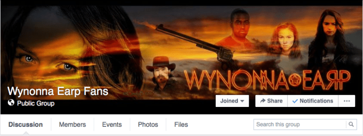 Wynonna Earp Fans Facebook Group